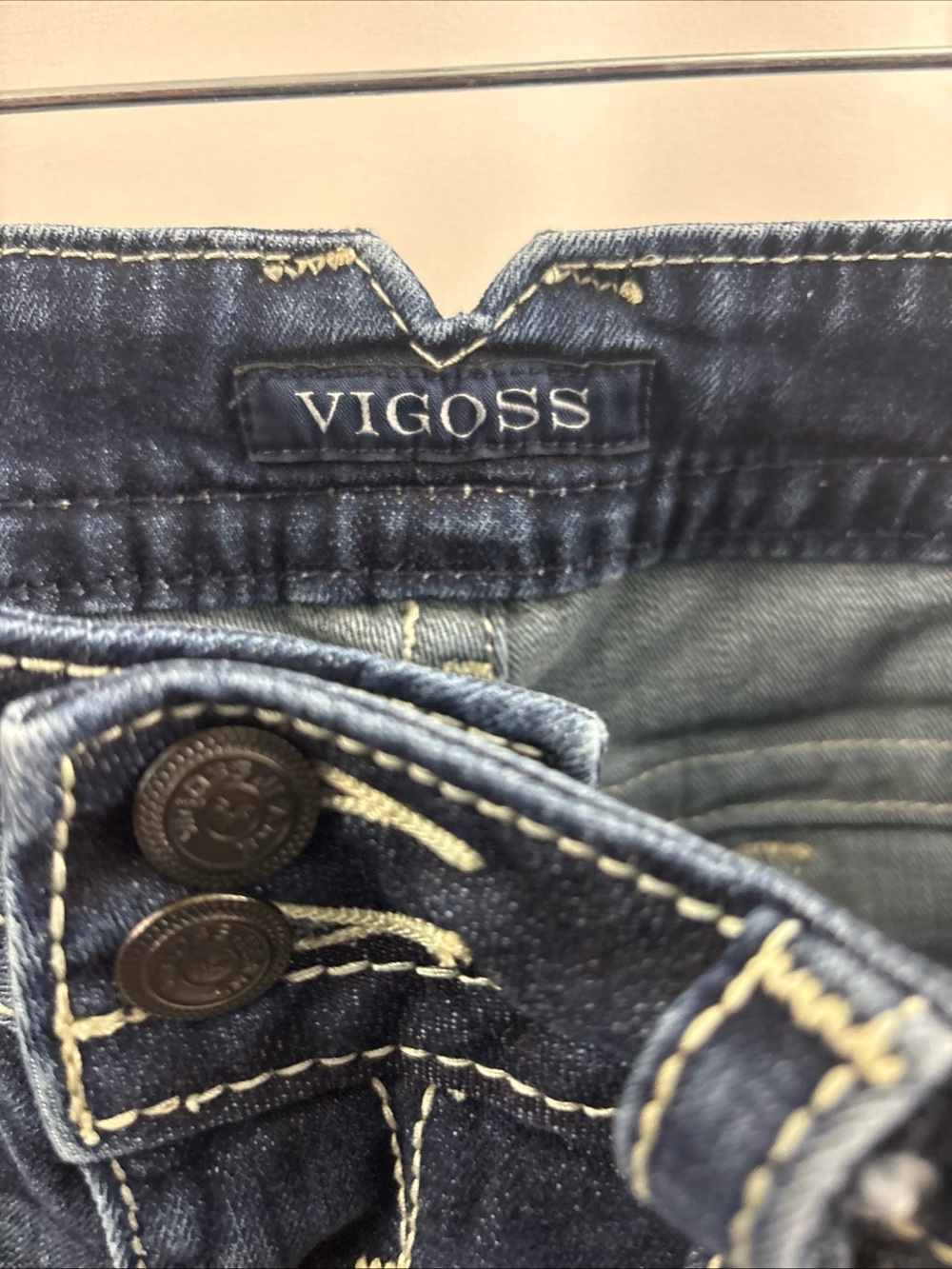 Vigoss The Dublin Capri Women’s Size 7/8 Length 23 Distressed Jeans - Picture 8 of 10